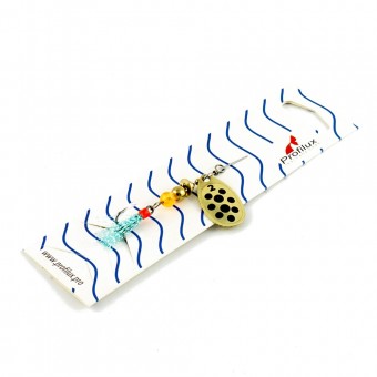 Блесна вращающаяся Profilux Френч 2 (4гр) цв. 02-м латунь матовая (5 шт в упак.)