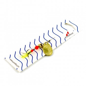 Блесна вращающаяся Profilux Френч 2 (4гр) цв. 05 латунь чешуя (5 шт в упак.)