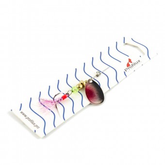 Блесна вращающаяся Profilux Френч 2 (4гр) цв. 07 серебро-черноспинка (5 шт в упак.)