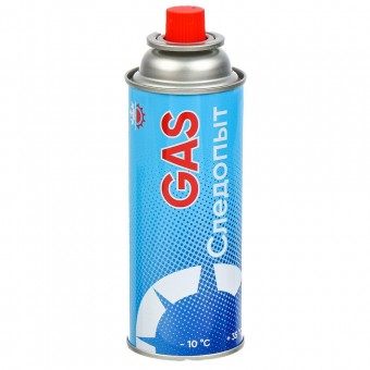 Газ СЛЕДОПЫТ всесезонный для портативных плит 220 гр (28 шт в упак.)