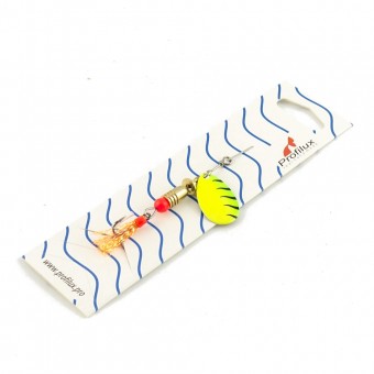 Блесна вращающаяся Profilux Инди 3 5гр цв. 219 желтый-салатовый (5 шт в упак.)