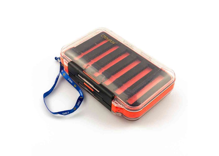 Коробка Caiman оранжевая со шнурком ZY-029 15x10x4cm