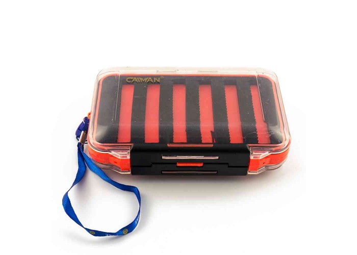 Коробка Caiman оранжевая со шнурком ZY-029 15x10x4cm