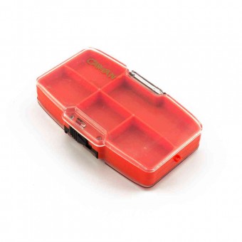 Коробка Caiman оранжевая 13 ячеек ZY-032 11x7x2,5cm