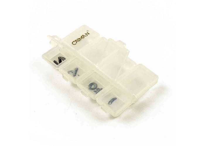 Коробка Caiman прозрачная 8 ячеек ZY-071 10x6x1cm