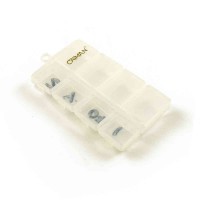 Коробка Caiman прозрачная 8 ячеек ZY-071 10x6x1cm