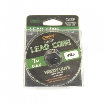 Лидкор Caiman Lead Core 7m 45lbs Weedy Olive