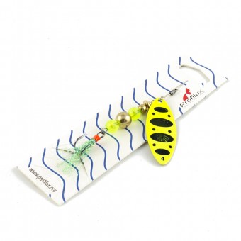 Блесна вращающаяся Profilux Лонг4 12гр цв. 213 желтый (5 шт в упак.)