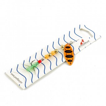 Блесна вращающаяся Profilux Лонг2 5гр цв. 214 оранжевый (5 шт в упак.)