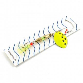 Блесна вращающаяся Profilux Олимпик 4 (10гр) цв. 213 желтый (5 шт в упак.)