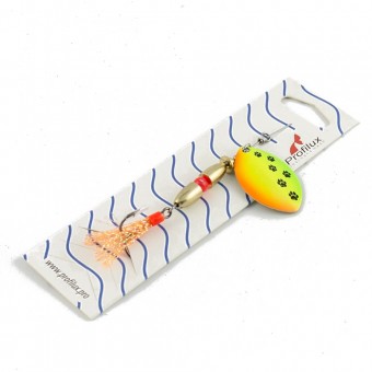 Блесна вращающаяся Profilux Олимпик 4 (10гр) цв. 209 регги вертикальный (5 шт в упак.)