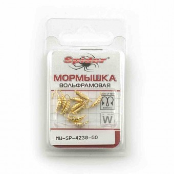 Мормышка вольфрамовая Spider Опарыш с ушком 3,0 мм 0,46 гр Go