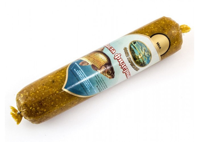 Прикормка колбасная (Паста фидерная) ФИШ ГАРМОНИЯ (мед) (28 шт в упак.)