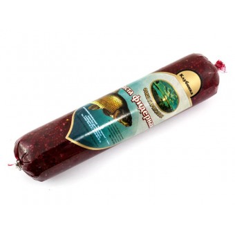 Прикормка колбасная (Паста фидерная) ФИШ ГАРМОНИЯ (клубника) (28 шт в упак.)