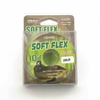 Поводочный материал без оплетки Caiman Soft Flex Dark Green 10m 25lbs 255854