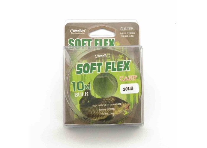 Поводочный материал без оплетки Caiman Soft Flex Dark Green 10m 25lbs 255854