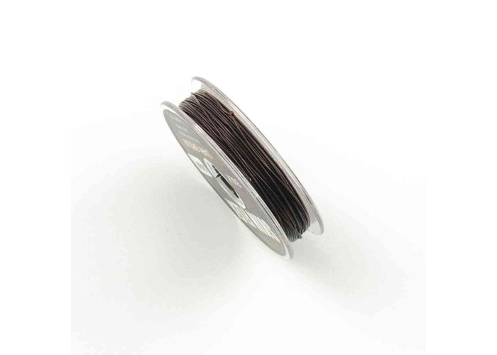 Поводочный материал Caiman Skin Flex в оплетке Dark Brown 10m 25lbs 205860