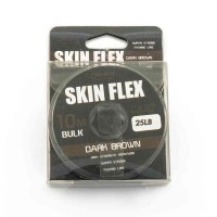 Поводочный материал Caiman Skin Flex в оплетке Dark Brown 10m 25lbs 205860
