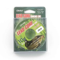 Поводочный материал (lead core) Caiman Soft Flex Green+black 10m 25lbs 245854