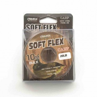 Поводочный материал без оплетки Caiman Soft Flex Brown 10m 25lbs 255852