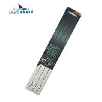 Поводки EastShark уп./3шт. TEFLON Wide Gape №4