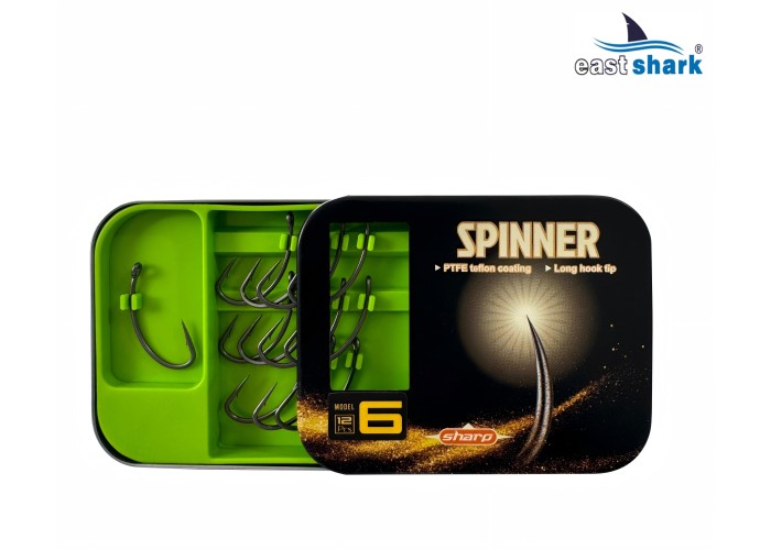 Крючки тефлон ES 2026 SPINNER № 8 (12шт)