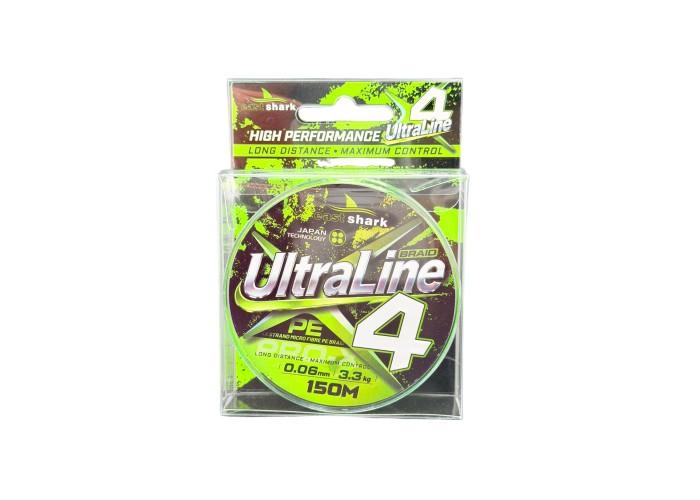 Шнур EastShark Ultra Line X4 150м 0,06мм зеленый