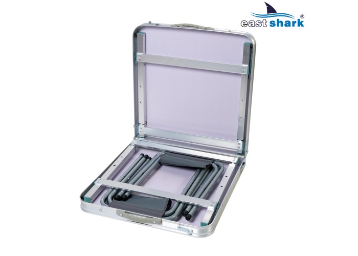 Набор алюминиевый стол + 4 стула 57*114 см усиленный