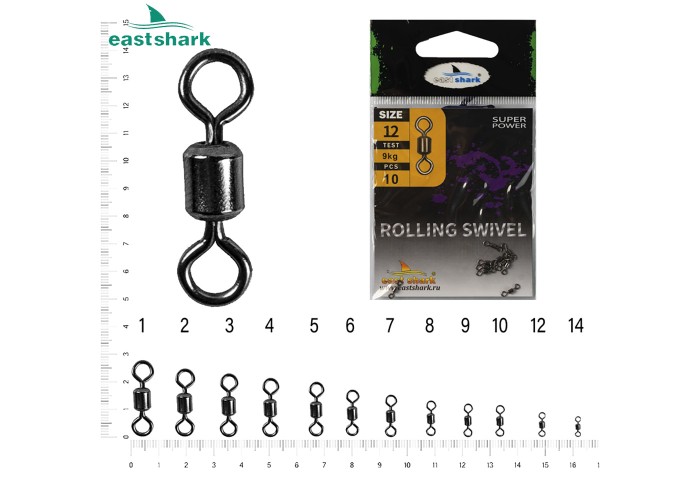 Вертлюг бочонок NEW №14