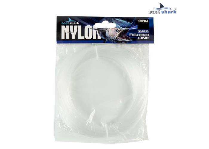 Леска EastShark NYLON в мотке (100м) 0,8 мм прозрачная