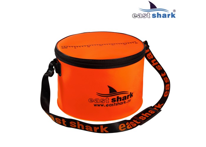 Ведро для замеса прикормки круглое оранжевое  D 40