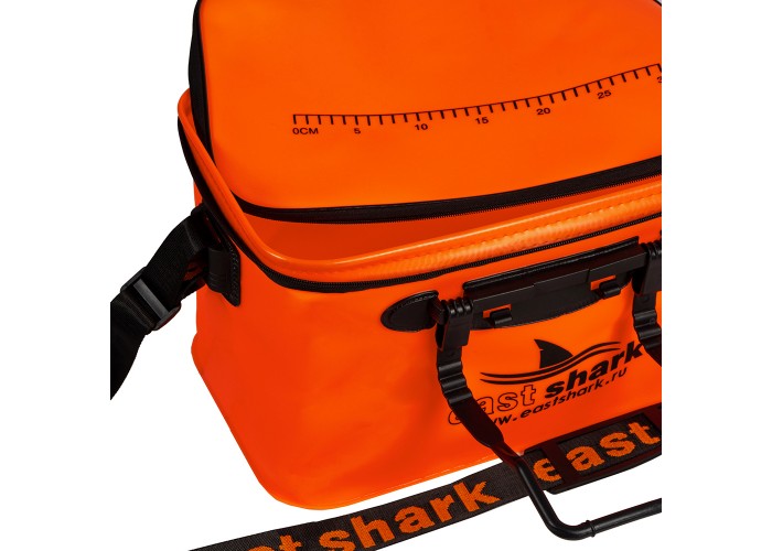 Ведро для замеса прикормки квадратное оранжевое  D 45