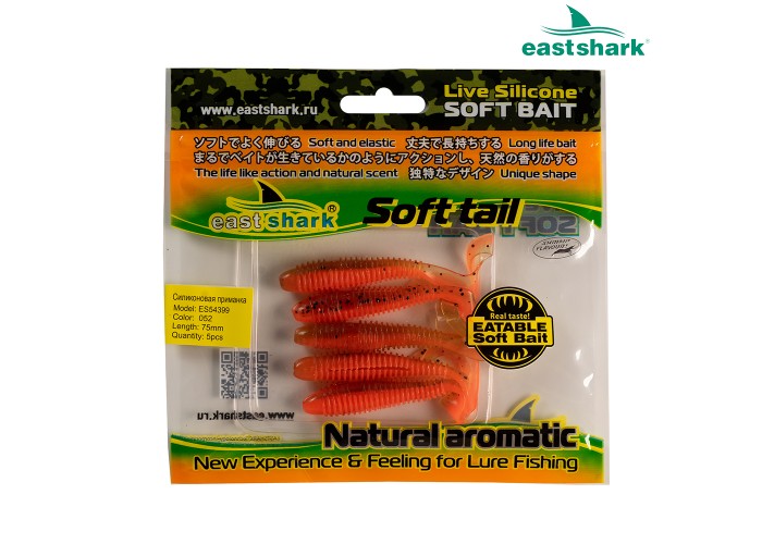 Силиконовая приманка ES54399 75 мм (5 шт/уп) color: 052