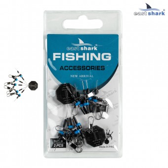 Боковое крепление EastShark со стопором и карабином S (уп./2шт)