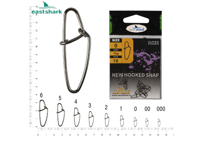 Застежка (Hooked snap) № 5 (уп./10шт.)