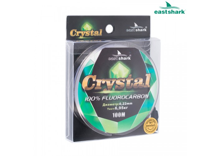 Леска Crystal (fluorocarbon) 100 м 0,25