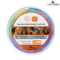 Леска EastShark 3D CAMO 150 м 0,18 мм зеленая