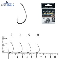 Крючки NEW EastShark Vasakura S3 № 2 BL