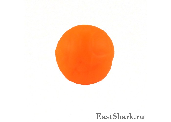 Силиконовая бусина оранжевая d 8 ES20160802