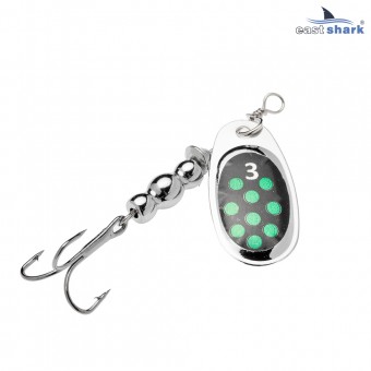 Блесна вращающаяся (уп./5шт.) EastShark Screw размер-3 col.#720