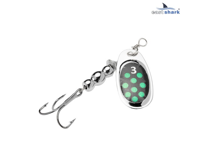 Блесна вращающаяся (уп./5шт.) EastShark Screw размер-3 col.#720