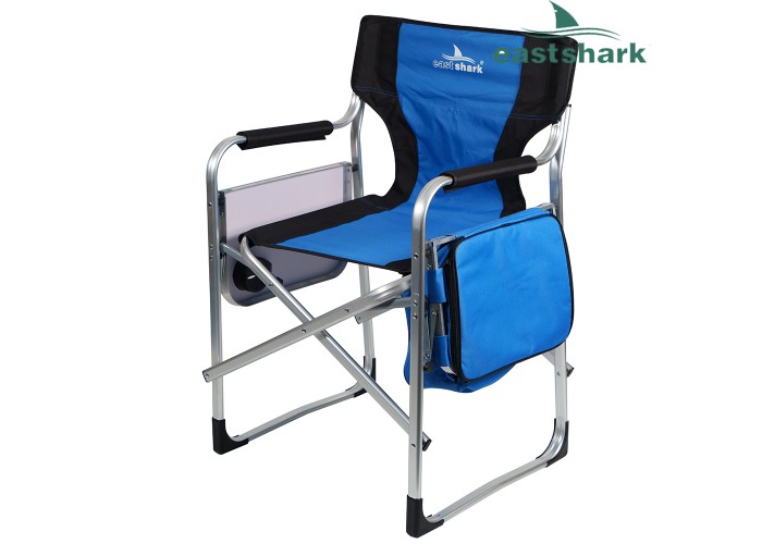 Кресло ES-932 синее с термосумкой и столиком