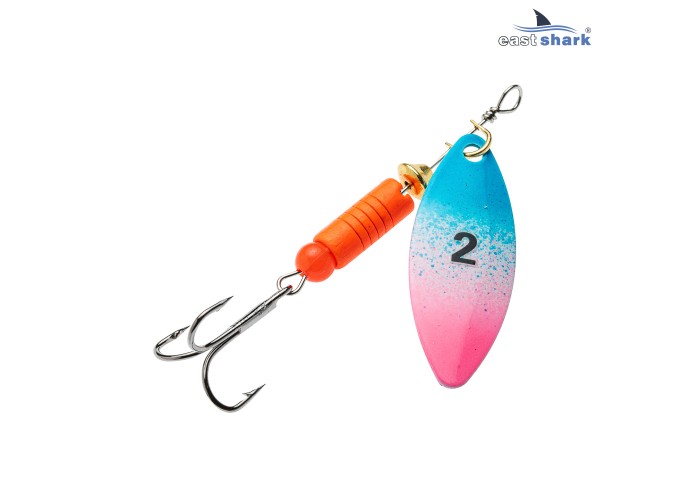 Блесна вращающаяся (уп./5шт.) EastShark Longer размер-2 (7 грамм) col.#649