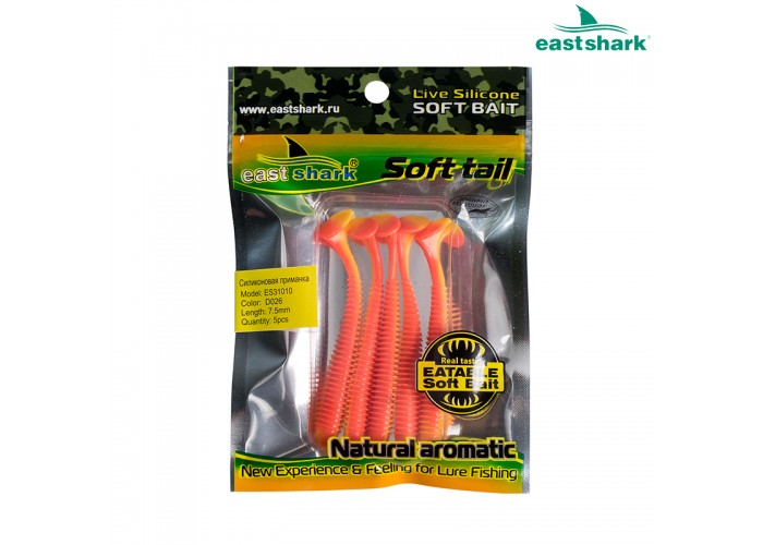 Силиконовая приманка ES31010 75 мм (5 шт/уп) color: D026