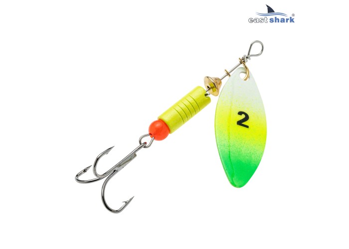 Блесна вращающаяся (уп./5шт.) EastShark Longer размер-2 (7 грамм) col.#664
