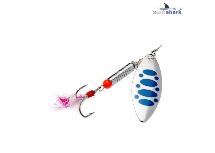 Блесна вращающаяся (уп./5шт.) EastShark Zander размер-1 col.#500