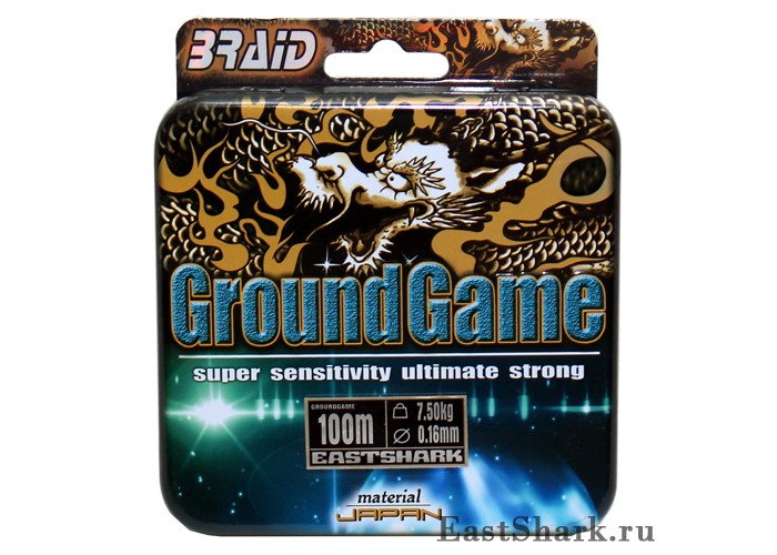 Шнур Ground Game 0,20 100 м зелёная