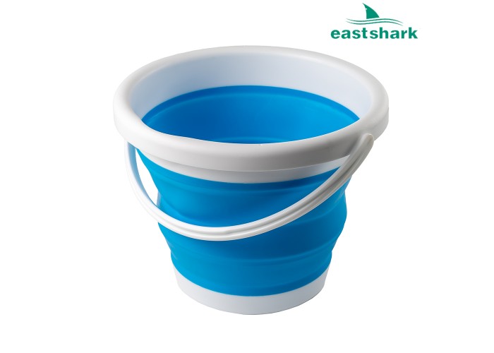 Ведро круглое складное 21*13*17 3л синее