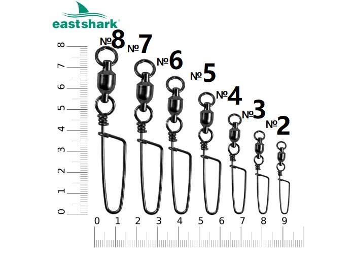 Вертлюг c подшипником + карабин №3