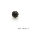 Силиконовая бусина (плавающая) черная d7 ES201607 (20160701)